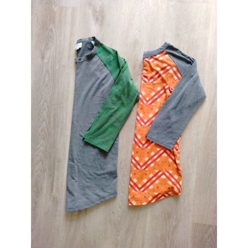 LuLaRoe “Randy” XS - 3/4 Sleeve Tee T-Shirt - LOT of 2